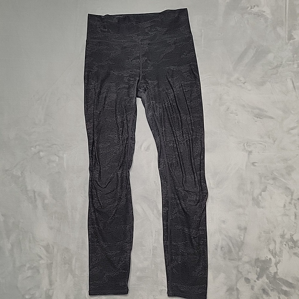 Vuori Leggings Women Medium Charcoal Camo VW444 High Rise Yoga Athletic Workout